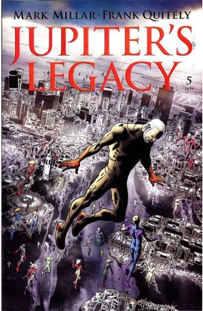 Jupiter's Legacy 5B published by Image with cover art by Bryan Hitch