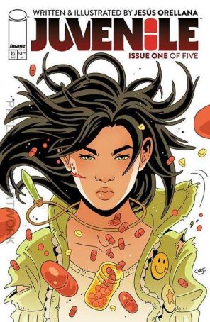Juvenile 1A published by Image with cover art by Jesus Orellana