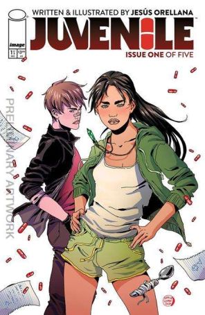 Juvenile 1C published by Image with cover art by Maria Llovet