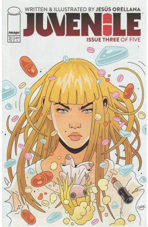 Juvenile 3A published by Image with cover art by Jesus Orellana
