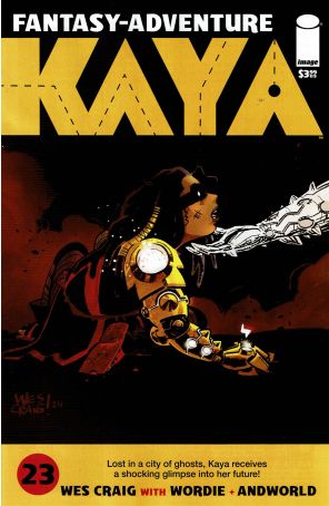 Kaya 23A published by Image with cover art by Wesley Craig