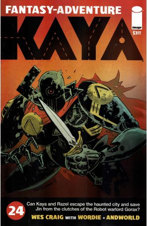 Kaya 24A published by Image with cover art by Wesley Craig