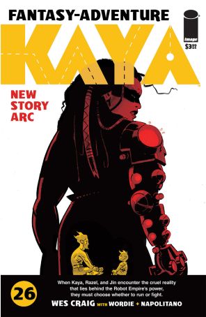 Kaya 26A published by Image with cover art by Wesley Craig