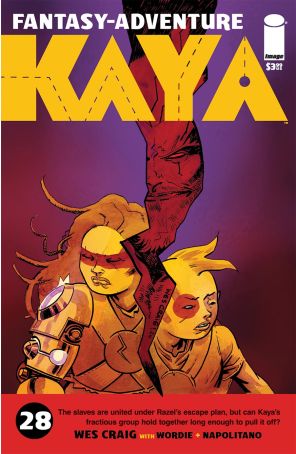 Kaya 28A published by Image with cover art by Wesley Craig