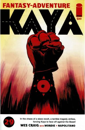 Kaya 29A published by Image with cover art by Wesley Craig