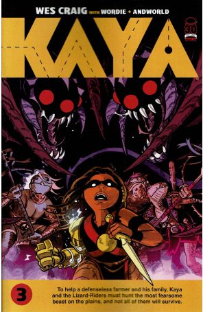 Kaya 3A published by Image with cover art by Wes Craig