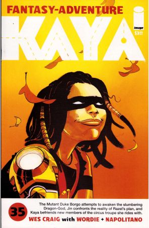 Kaya 35A published by Image with cover art by Wesley Craig