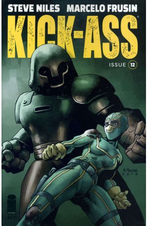 Kick-Ass (2nd Series) 12A published by Image with cover art by Marcelo Frusin
