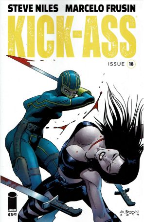Kick-Ass (2nd Series) 18A published by Image with cover art by Marcelo Frusin