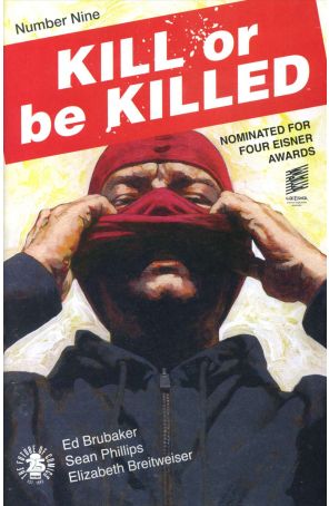 Kill or Be Killed 9 published by Image with cover art by Sean Phillips
