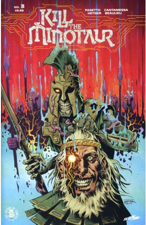 Kill the Minotaur 3 published by Image with cover art by Lukas Ketner