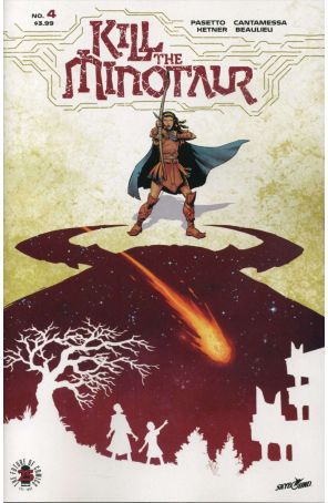 Kill the Minotaur 4 published by Image with cover art by Lukas Ketner