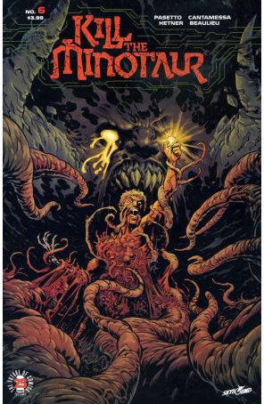 Kill the Minotaur 6 published by Image with cover art by Lukas Ketner
