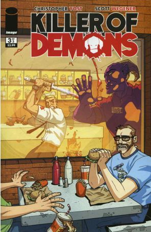 Killer of Demons 3 published by Image with cover art by Scott Wegener