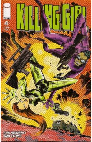 Killing Girl 4A published by Image with cover art by Toby Cypress