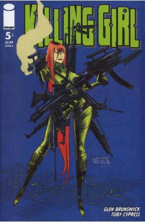 Killing Girl 5A published by Image with cover art by Toby Cypress