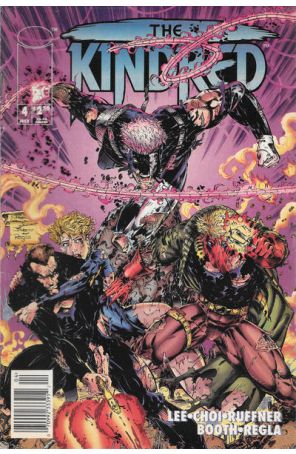 The Kindred 4 (Newsstand) published by Image with cover art by Brett Booth