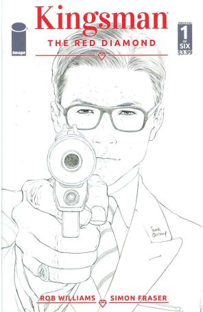 Kingsman: The Red Diamond 1B published by Image with cover art by Simon Fraser