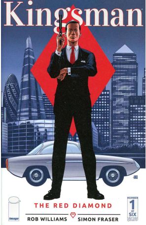 Kingsman: The Red Diamond 1C published by Image with cover art by Dave Gibbons