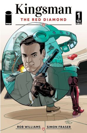 Kingsman: The Red Diamond 1E published by Image with cover art by Simon Fraser