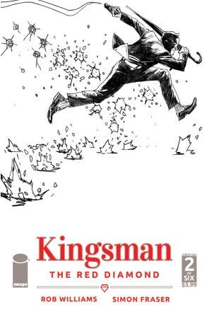 Kingsman: The Red Diamond 2B published by Image with cover art by Rafael Albuquerque