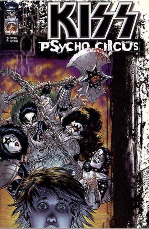 Kiss: Psycho Circus 2 (2nd) published by Image with cover art by Michael Golden