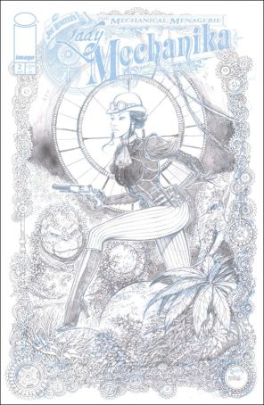 Lady Mechanika: The Mechanical Menagerie 2C published by Image with cover art by Joe Benitez and Martin Montiel