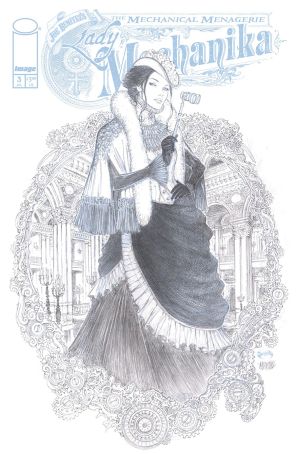 Lady Mechanika: The Mechanical Menagerie 3C published by Image with cover art by Joe Benitez and Martin Montiel