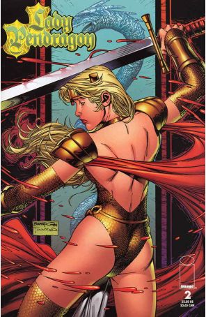 Lady Pendragon (Vol. 3) 2 published by Image with cover art by Brandon Peterson