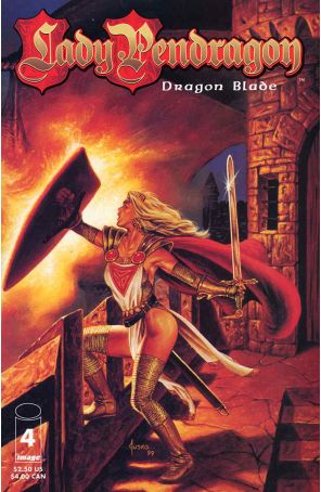 Lady Pendragon (Vol. 3) 4 published by Image with cover art by Joe Jusko