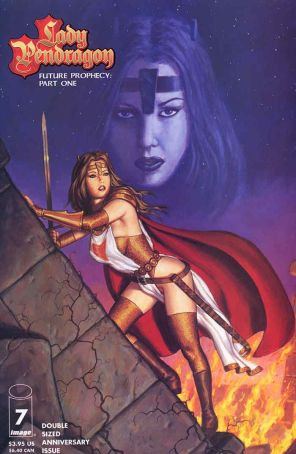 Lady Pendragon (Vol. 3) 7 published by Image with cover art by Dorian Cleavenger