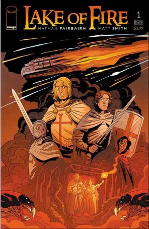 Lake of Fire 1 (2nd) published by Image with cover art by Nathan Fairbairn