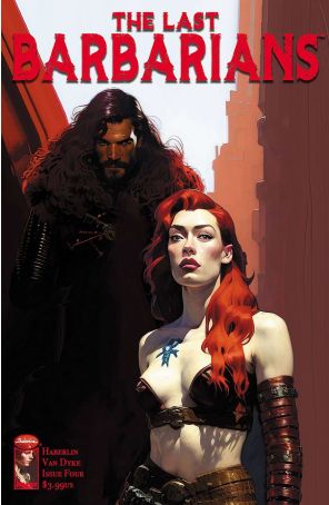 The Last Barbarians 4A published by Image with cover art by Brian Haberlin