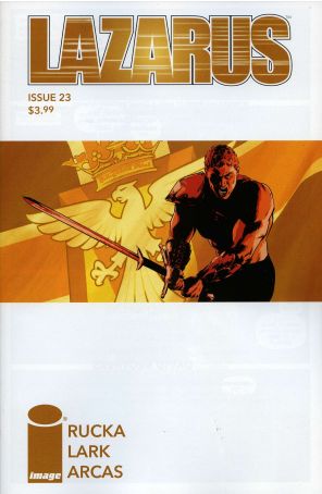Lazarus (2nd Series) 23 published by Image with cover art by Michael Lark