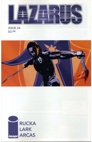 Lazarus (2nd Series) 24 published by Image with cover art by Michael Lark