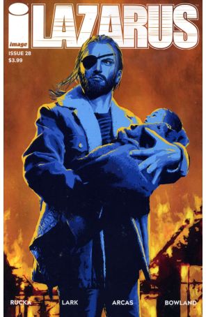 Lazarus (2nd Series) 28 published by Image with cover art by Michael Lark