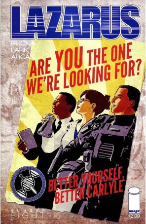 Lazarus (2nd Series) 8 published by Image with cover art by Michael Lark