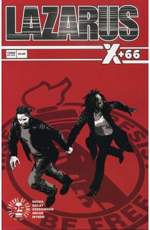 Lazarus: X + 66 3 published by Image with cover art by Michael Lark