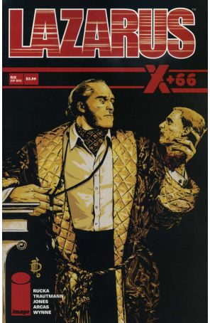 Lazarus: X + 66 6 published by Image with cover art by Michael Lark