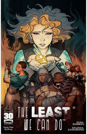 The Least We Can Do 1A published by Image with cover art by Elisa Romboli