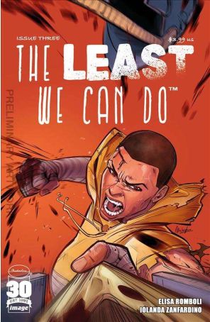 The Least We Can Do 3B published by Image with cover art by Elisa Romboli