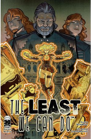 The Least We Can Do 4A published by Image with cover art by Elisa Romboli