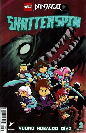 Lego Ninjago: Shatterspin 2A published by Image with cover art by Tri Vuong