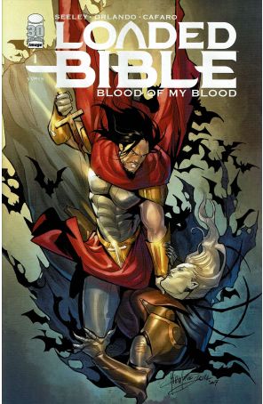 Loaded Bible: Blood of My Blood 1 published by Image with cover art by Mirka Andolfo