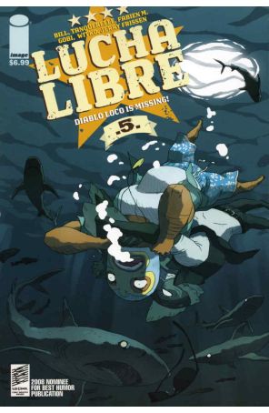 Lucha Libre 5 published by Image with cover art by Hervé Tanquerelle