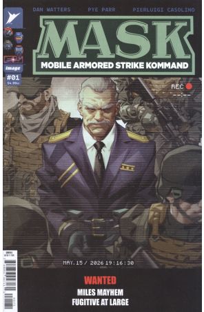 M.A.S.K. (Skybound) 1G published by Image with cover art by Kael Ngu