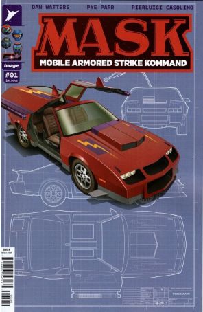 M.A.S.K. (Skybound) 1H published by Image with cover art by E.J. Su