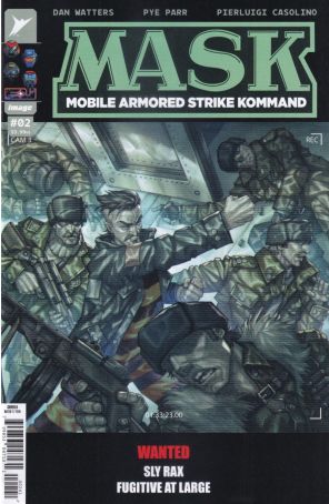 M.A.S.K. (Skybound) 2D published by Image with cover art by Alan Quah