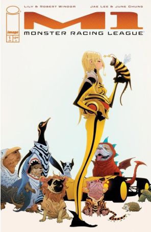 M1: Monster Racing League 1D published by Image with cover art by Jae Lee