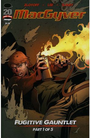 Macgyver: Fugitive Gauntlet 1 published by Image with cover art by Andie Tong